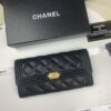 69304dc0f09edb6de4c4e809 CHANEL Le Boy Long Wallet, Model A80286, Calfskin with Gold-Tone Hardware, Original Quality, Complete Packaging Included! Dimensions: 10.5 x 19 x 3 cm, Color: Quilted Beige with Golden Clasp