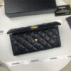 69304dc4f09edb6de4c4e80f CHANEL Le Boy Long Wallet, Model A80286, Calfskin with Gold-Tone Hardware, Original Quality, Complete Packaging Included! Dimensions: 10.5 x 19 x 3 cm, Color: Quilted Beige with Golden Clasp