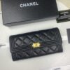 69304dc7f09edb6de4c4e813 CHANEL Le Boy Long Wallet, Model A80286, Lambskin with Gold-Tone Hardware, Original Quality, Complete Packaging, Size 10.5 x 19 x 3 cm, Color: Beige Lambskin with Gold Clasp