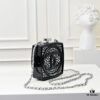 69304de7f09edb6de4c4e835 Limited Edition CHANEL Diamond Powder Case - Sparkling and Elegant, A Must-Have Fashion Accessory
