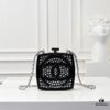 69304de7f09edb6de4c4e836 Limited Edition CHANEL Diamond Powder Case - Sparkling and Elegant, A Must-Have Fashion Accessory