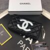 69304de8f09edb6de4c4e837 Chanel 15C-169# Small Lambskin Quilted Single-Zip Wallet in Black with White or Black Trim