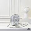 69304df3f09edb6de4c4e842 Limited Edition CHANEL Diamond Powder Case - Sparkling and Elegant, A Must-Have Fashion Accessory