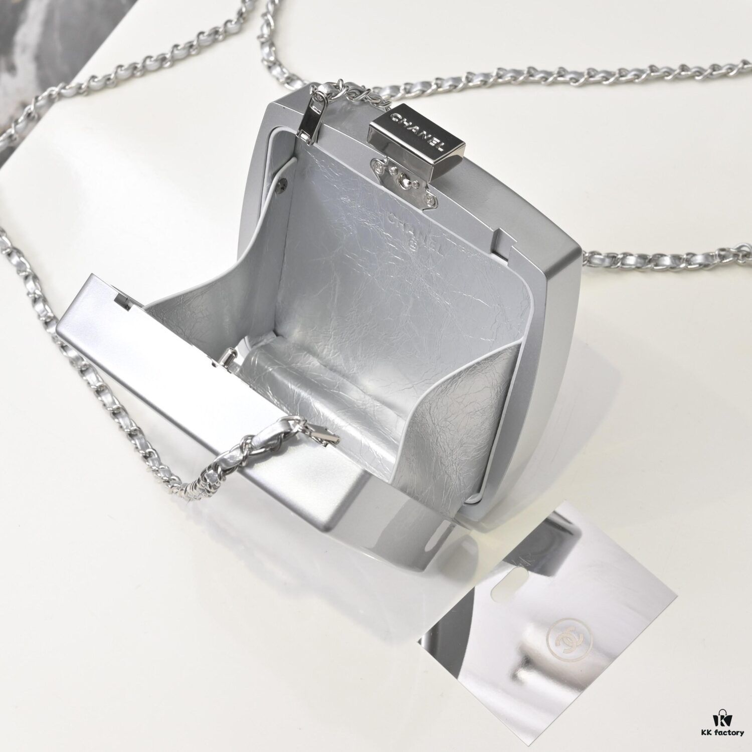 69304dfaf09edb6de4c4e84c Limited Edition CHANEL Diamond Powder Case - Sparkling and Elegant, A Must-Have Fashion Accessory