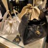 69304e05f09edb6de4c4e859 Upgraded Chanel 25C Style Hobo Bag in Quilted Calf Leather – Vintage Gold Buckle Drawstring Bucket Bag with Diamond Stitching and Retro Black-Gold Accents