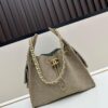 69304e0af09edb6de4c4e85d Upgraded Chanel 25C Style Hobo Bag in Quilted Calf Leather – Mini Vintage Drawstring Bucket Bag with Retro Gold Buckle, Diamond Stitching, and Classic Chain Design
