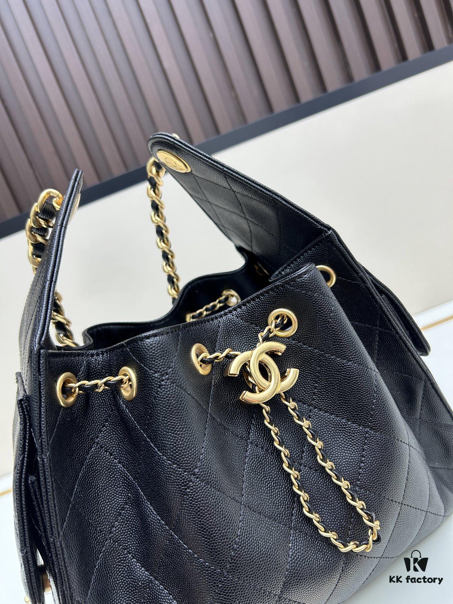 69304e0ff09edb6de4c4e863 Upgraded Chanel 25C Hobo Bag in Quilted Calfskin - Mini Vintage Drawstring Bucket Bag with Retro Gold Buckle, Diamond Stitching, and Classic Chain Design