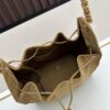 69304e15f09edb6de4c4e869 Large Size Suede, Frosted, Upgraded Chanel 25C Style Hobo Bag, Vintage Coin Button Drawstring Bucket Bag with Diamond Quilting and Retro Black-Gold Tone, Classic Chain Design