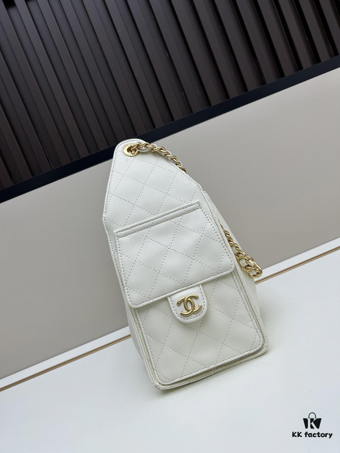 69304e1af09edb6de4c4e86e Upgraded Chanel 25C Hobo Bag in Quilted Calfskin - Small Vintage-Inspired Drawstring Bucket Bag with Retro Gold-Tone Hardware and Classic Chain Design