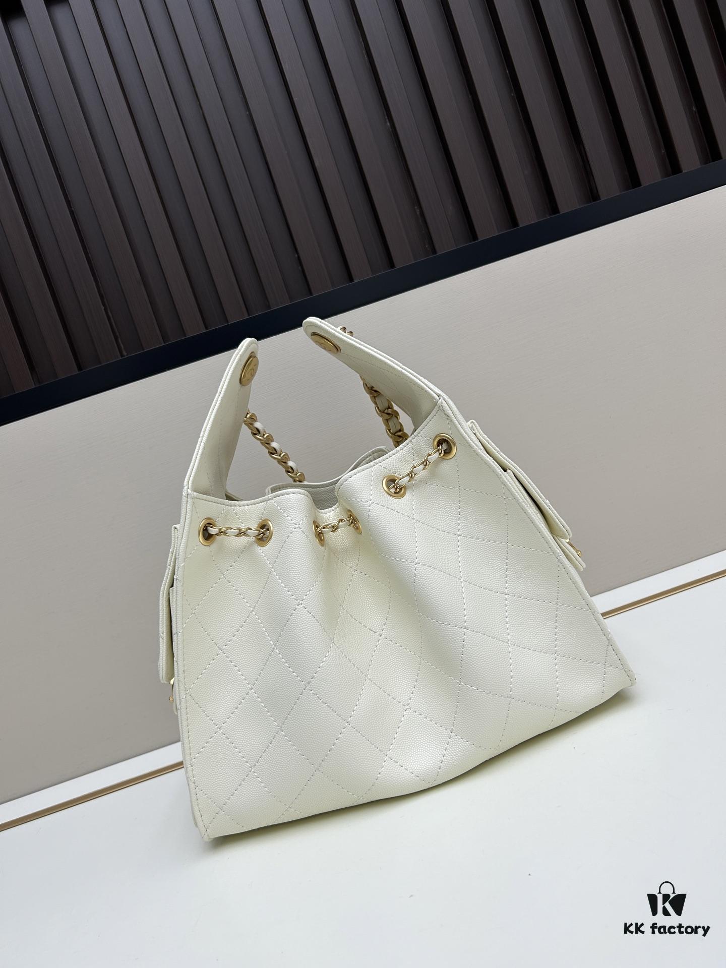 69304e1cf09edb6de4c4e872 Upgraded Chanel 25C Hobo Bag in Quilted Calfskin - Small Vintage-Inspired Drawstring Bucket Bag with Retro Gold-Tone Hardware and Classic Chain Design