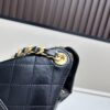 69304e1cf09edb6de4c4e873 Upgraded Chanel 25C Style Hobo Bag in Quilted Calf Leather – Mini Crossbody Bucket Bag with Vintage Gold-Tone Drawstring Closure, Diamond Stitching, and Classic Chain Strap