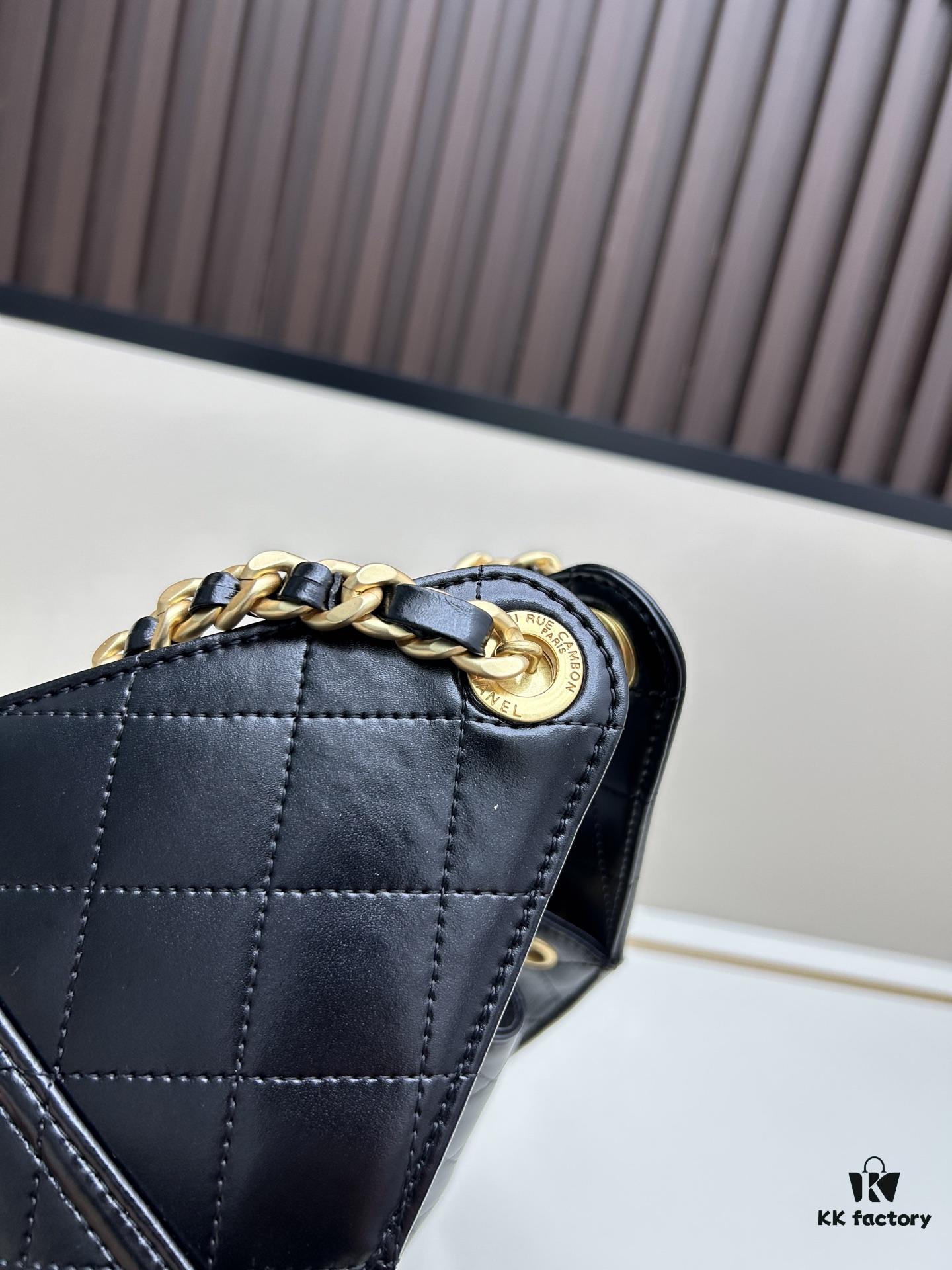 69304e1cf09edb6de4c4e873 Upgraded Chanel 25C Style Hobo Bag in Quilted Calf Leather – Mini Crossbody Bucket Bag with Vintage Gold-Tone Drawstring Closure, Diamond Stitching, and Classic Chain Strap