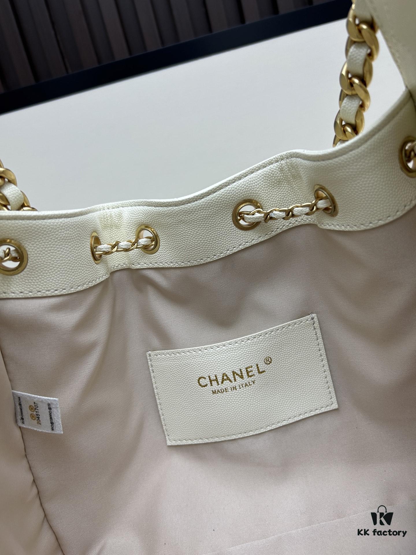 69304e1ff09edb6de4c4e875 Upgraded Chanel 25C Hobo Bag in Quilted Calfskin - Small Vintage-Inspired Drawstring Bucket Bag with Retro Gold-Tone Hardware and Classic Chain Design