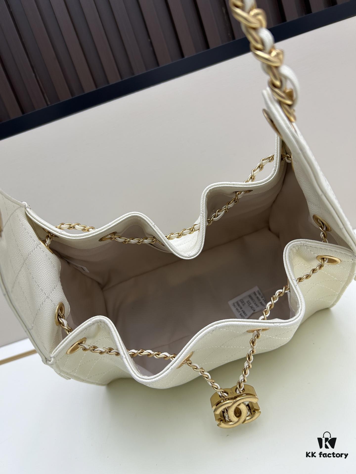 69304e20f09edb6de4c4e876 Upgraded Chanel 25C Hobo Bag in Quilted Calfskin - Small Vintage-Inspired Drawstring Bucket Bag with Retro Gold-Tone Hardware and Classic Chain Design