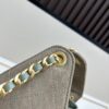 69304e22f09edb6de4c4e879 Upgraded Chanel 25C Style Hobo Bag in Quilted Calf Leather - Mini Bucket Shoulder Bag with Vintage Gold-Tone Buckle and Drawstring Closure, Chevron Stitching, Retro Black-Gold Accents, Elegant Chain Design