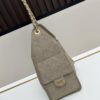 69304e22f09edb6de4c4e87a Upgraded Chanel 25C Style Hobo Bag in Quilted Calf Leather - Mini Bucket Shoulder Bag with Vintage Gold-Tone Buckle and Drawstring Closure, Chevron Stitching, Retro Black-Gold Accents, Elegant Chain Design