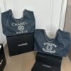 CHANEL VINTAGE Pearl Denim