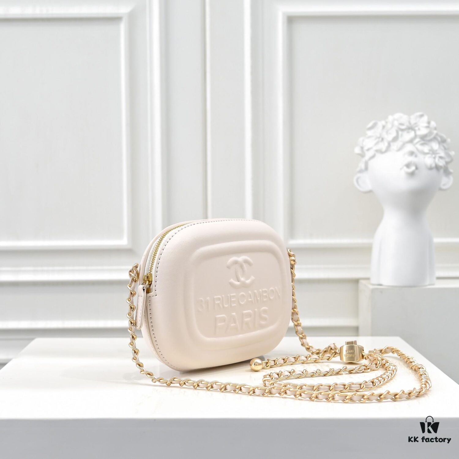69304e50f09edb6de4c4e8b5 CHANEL 25C Pre-Spring Vacation Collection. Gold Mini Camera Bag