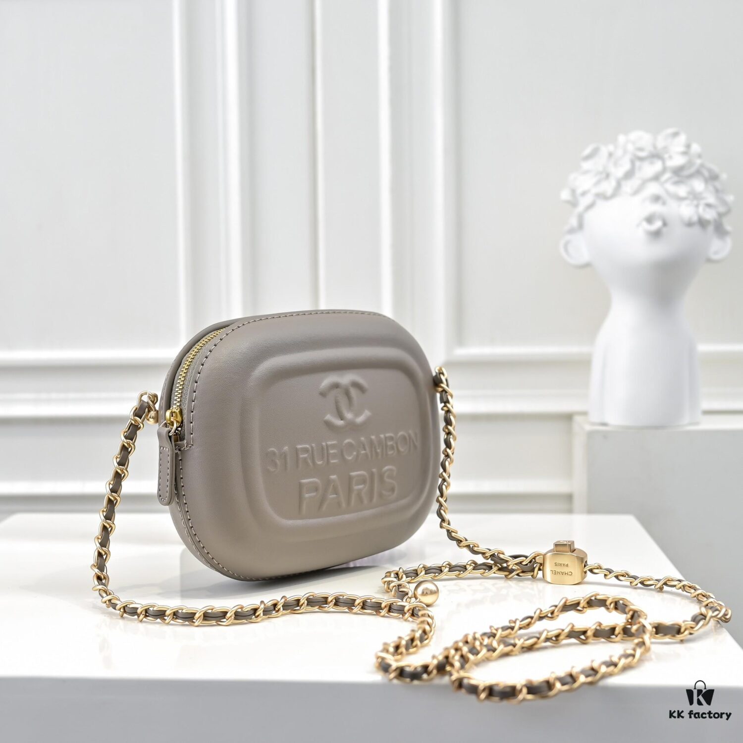 69304e62f09edb6de4c4e8c6 CHANEL 25C Pre-Spring Resort Collection Mini Camera Bag in Gold Tone