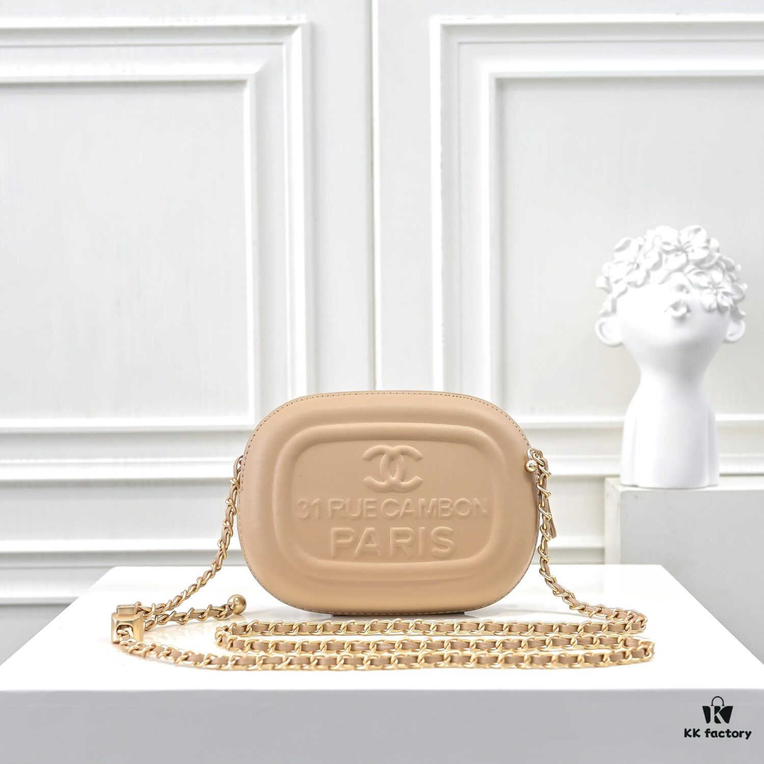 69304e7cf09edb6de4c4e8e4 CHANEL 25C Pre-Spring Vacation Collection Mini Camera Bag in Gold Tone