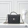 69304e85f09edb6de4c4e8f2 Chanel 25C Spring/Summer New Arrival Logo Tote Backpack Crossbody Bag Calfskin with Gold-Tone Metal Hardware