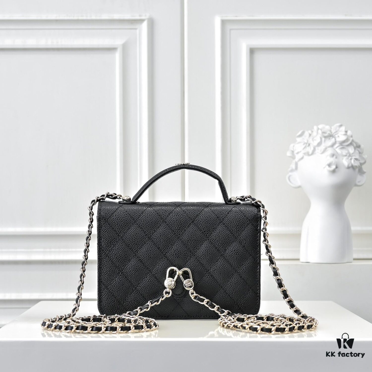 69304e87f09edb6de4c4e8f6 Chanel 25C Spring/Summer New Arrival Logo Tote Backpack Crossbody Bag Calfskin with Gold-Tone Metal Hardware