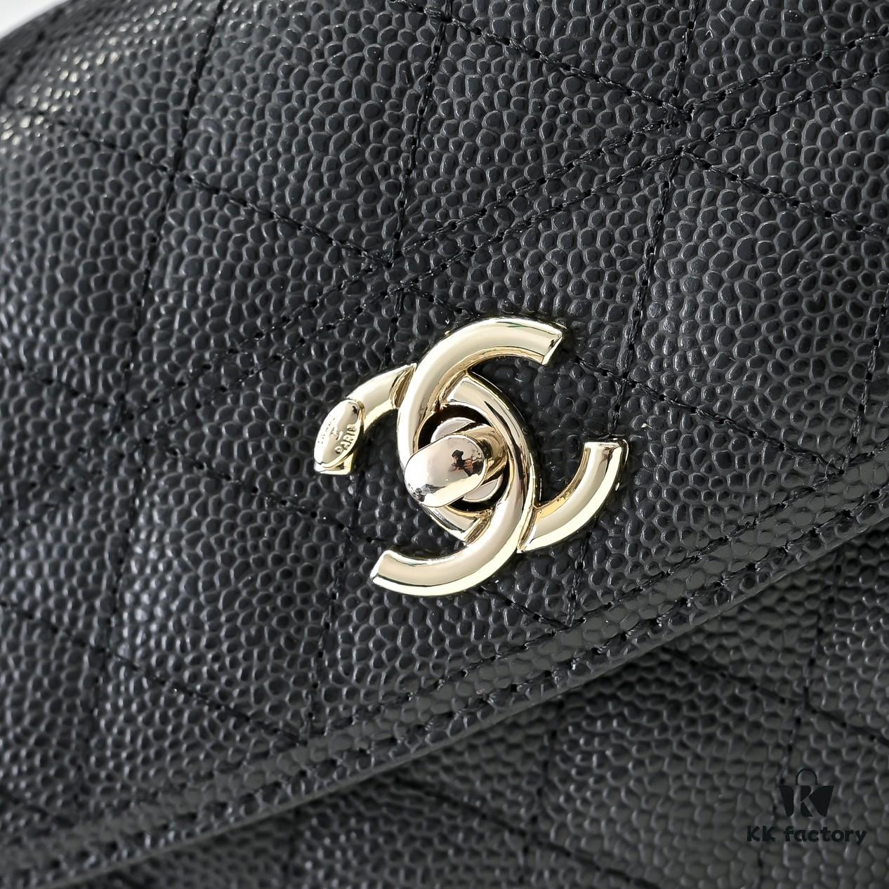 69304e89f09edb6de4c4e8f9 Chanel 25C Spring/Summer New Arrival Logo Tote Backpack Crossbody Bag Calfskin with Gold-Tone Metal Hardware