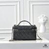 69304e8cf09edb6de4c4e8fd Chanel 25C Spring/Summer New Lunchbox Bag, Calfskin with Metal Chain Design, Double C Logo, Compact Size Fits Phone and Daily Essentials
