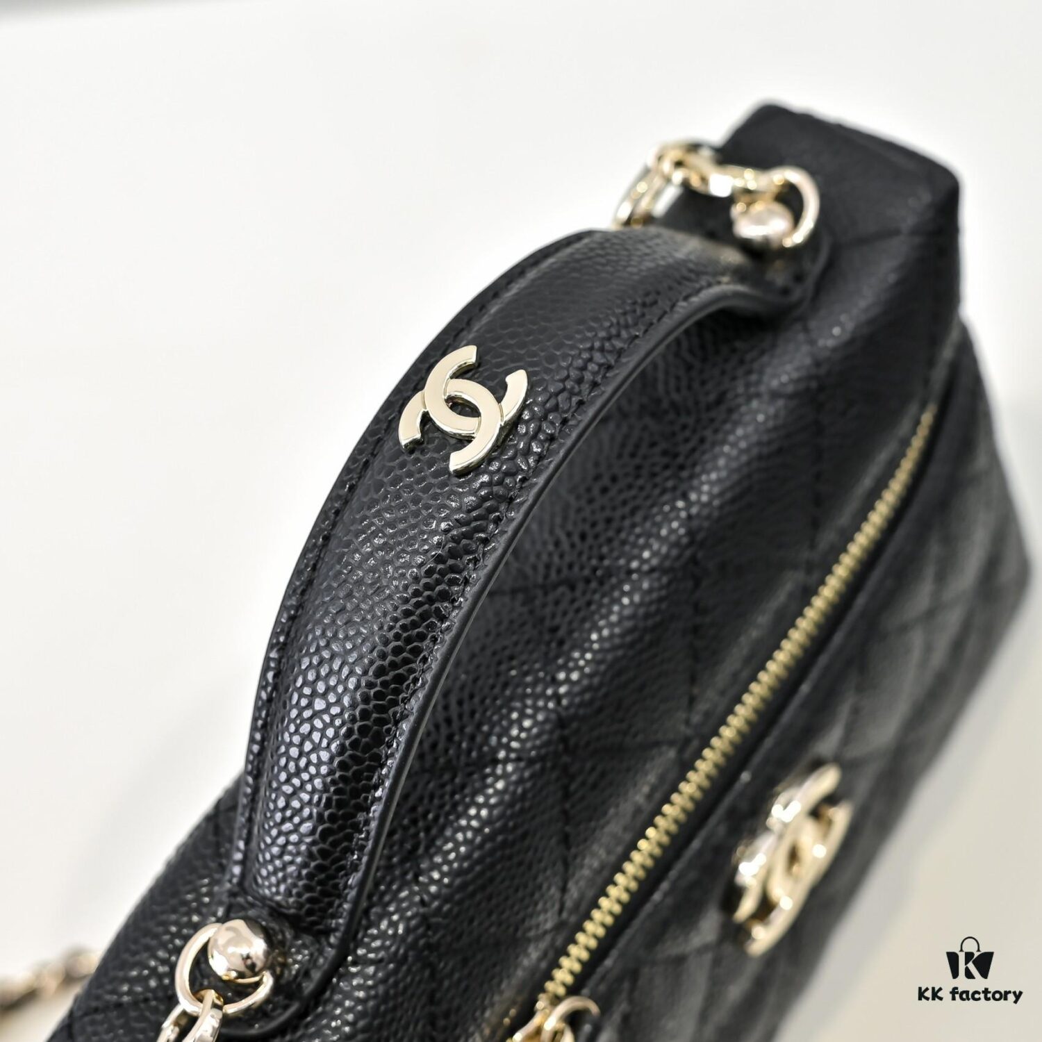 69304e8ff09edb6de4c4e901 Chanel 25C Spring/Summer New Lunchbox Bag, Calfskin with Metal Chain Design, Double C Logo, Compact Size Fits Phone and Daily Essentials