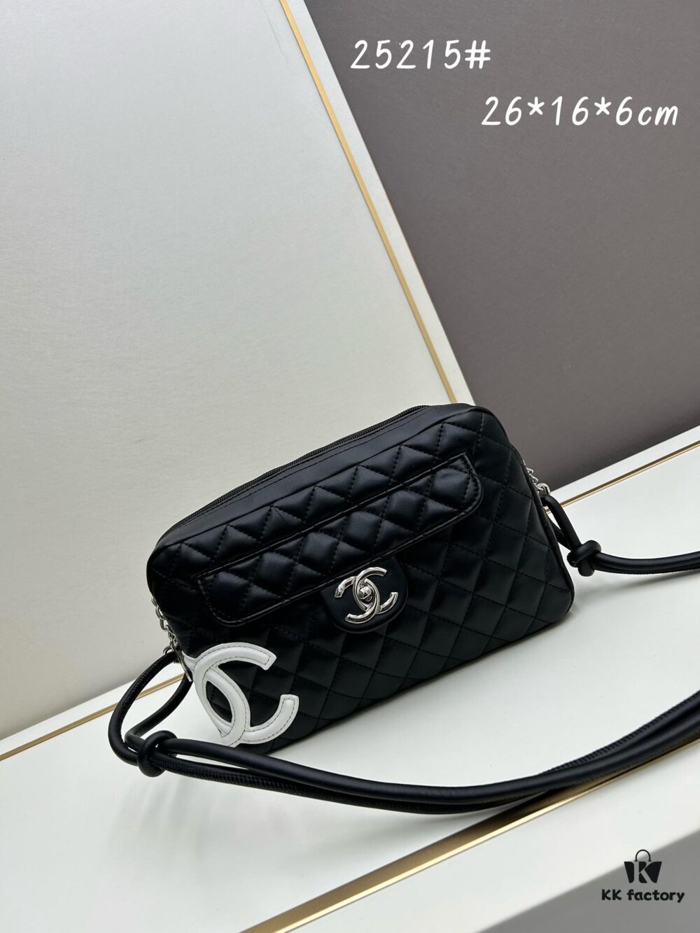 69304e92f09edb6de4c4e907 New Arrival with Box Words Fail! No Wonder So Many Are Searching for This Black and White Chanel Camera Bag