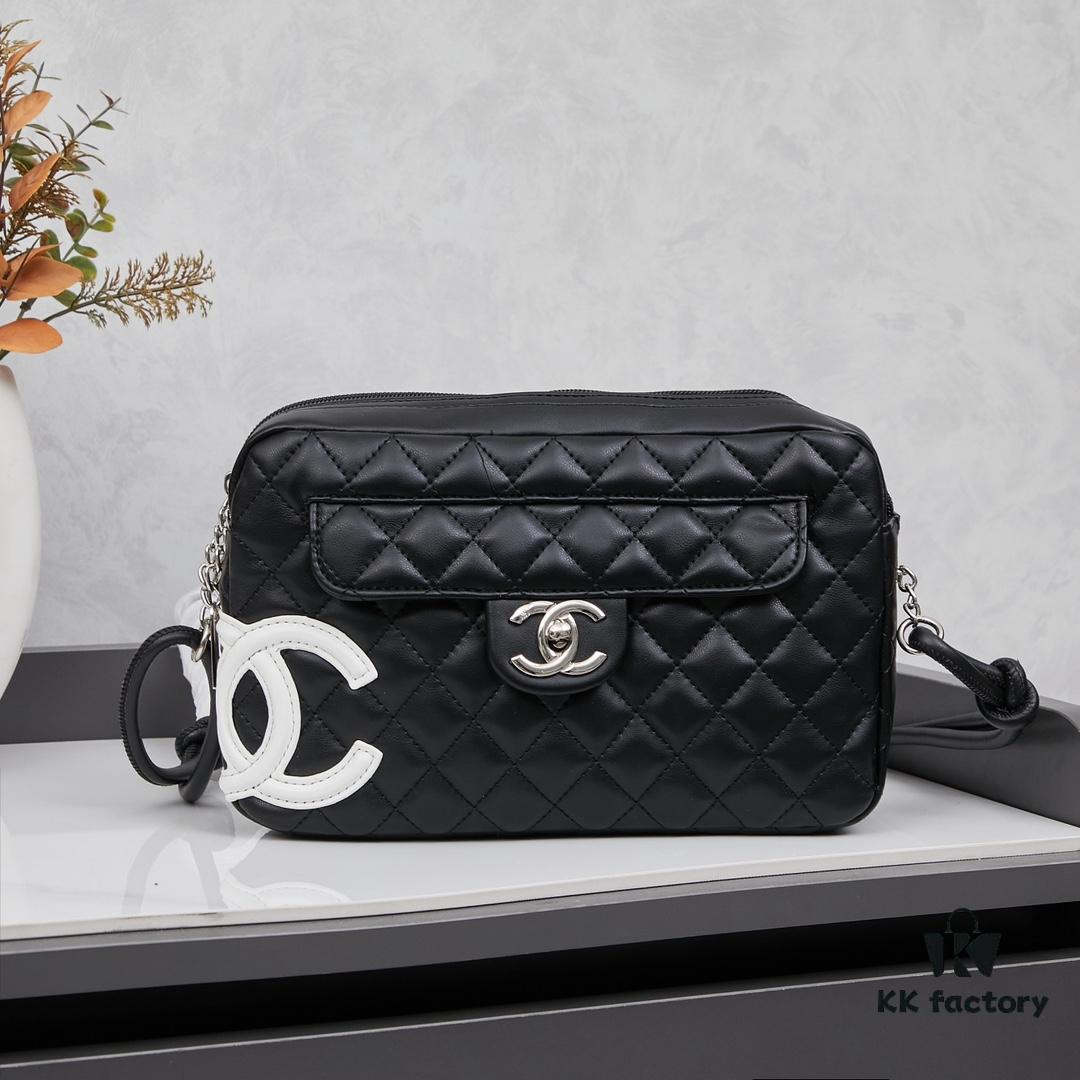 69304e95f09edb6de4c4e90a New Arrival with Box Words Fail! No Wonder So Many Are Looking for This Black and White Chanel Camera Bag