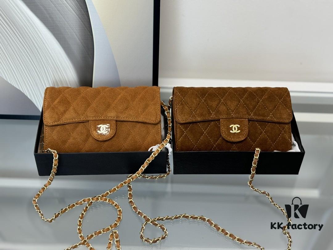 Xiao Xiang Chanel-Style Suede Leather Handbag