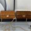 Chanel Suede Leather Handbag