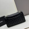 69304eb3f09edb6de4c4e937 Chanel Classic CF1113 Lambskin Electroplated Hardware with Glazed Finish, Premium Cowhide Gold Tone Clasp, Authentic Custom Import Level