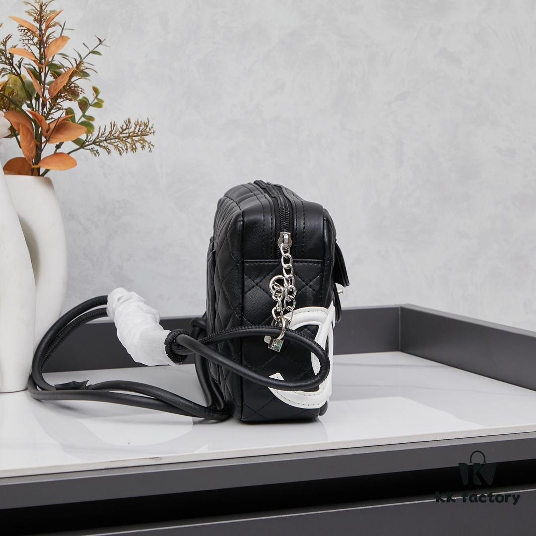 69304ec4f09edb6de4c4e94b New Arrival with Box Words Fail! No Wonder So Many Are Looking for This Black and White Chanel Camera Bag