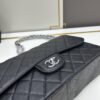 69304ec6f09edb6de4c4e94d Chanel Classic CF1113 Calfskin Grain Bag with Electroplated Hardware