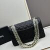 69304ec6f09edb6de4c4e94e Chanel Classic CF1113 Calfskin Quilted Lambskin Bag with Electroplated Hardware, Glazed Finish for Long-Lasting Color Retention