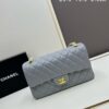 69304ecbf09edb6de4c4e955 Chanel Classic CF1112 Lambskin Electroplated Hardware with Glazed Finish, Premium Cowhide Gold Tone Clasp