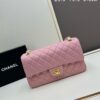 69304ecef09edb6de4c4e959 Chanel Classic CF1112 Lambskin Electroplated Hardware with Glazed Finish, Premium Cowhide Gold Tone Clasp