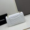 69304ed1f09edb6de4c4e95f Chanel Classic CF1112 Lambskin Electroplated Hardware with Glazed Finish, Premium Cowhide Gold Tone Clasp
