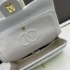 69304ed3f09edb6de4c4e962 Chanel Classic CF1112 Lambskin Electroplated Hardware with Glazed Finish, Premium Cowhide Gold Tone Clasp