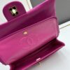 69304ed8f09edb6de4c4e96a Chanel Classic CF1112 Lambskin Electroplated Hardware with Glazed Finish, Premium Cowhide Gold Tone Clasp