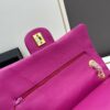 69304ed9f09edb6de4c4e96c Chanel Classic CF1112 Lambskin Electroplated Hardware with Glazed Finish, Premium Cowhide Gold Tone Clasp