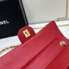69304ee1f09edb6de4c4e978 Chanel Classic CF1112 Lambskin Electroplated Hardware with Glazed Finish, Full-grain Leather Gold Tone Buckle, Authentic Custom Overseas Procurement Grade