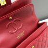 69304ee3f09edb6de4c4e97b Chanel Classic CF1112 Lambskin Electroplated Hardware with Glazed Finish, Full-grain Leather Gold Tone Buckle, Authentic Custom Overseas Procurement Grade