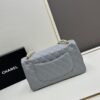 69304ee4f09edb6de4c4e97d Chanel Classic CF1112 Lambskin Electroplated Hardware with Glazed Finish, Premium Cowhide Gold Tone Clasp