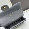 69304ee7f09edb6de4c4e97f Chanel Classic CF1112 Lambskin Electroplated Hardware with Glazed Finish, Premium Cowhide Gold Tone Clasp