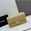 69304ee8f09edb6de4c4e980 Chanel Classic CF1112 Lambskin Electroplated Hardware with Glazed Finish, Premium Cowhide Gold Tone Clasp