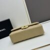 69304eebf09edb6de4c4e985 Chanel Classic CF1112 Lambskin Electroplated Hardware with Glazed Finish, Premium Cowhide Gold Tone Clasp