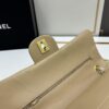 69304eeef09edb6de4c4e988 Chanel Classic CF1112 Lambskin Electroplated Hardware with Glazed Finish, Premium Cowhide Gold Tone Clasp
